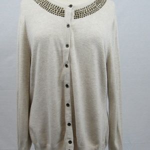 Merona  Cream Button up cardigan